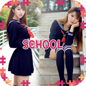 Hot School Girl HD Puzzle of The Day icon