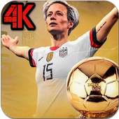 Megan Rapinoe football woman wallpaper on 9Apps
