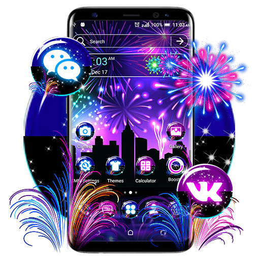 New Year Fireworks Theme icon