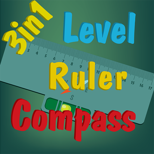 Bubble Level Ruler Compass 3in1 icon