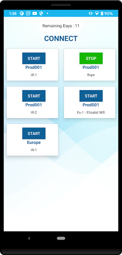 Rain VPN screenshot 1