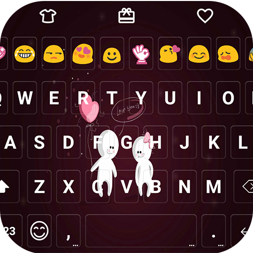 Cartoon Love Emoji Keyboard icon