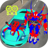 Mutante Spider Robot Transformation Superhero icon