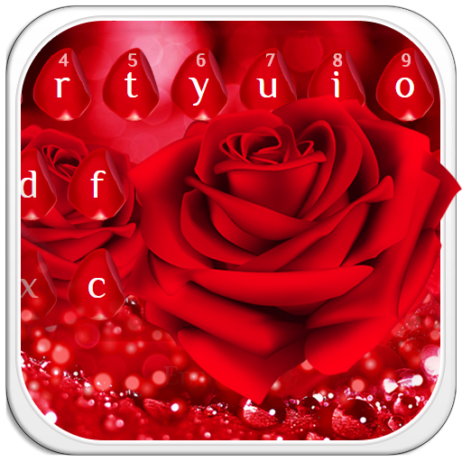 Beautiful Red Rose Keyboard icon
