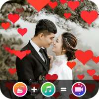 Heart Photo Effect Particle.ly Video Status Maker