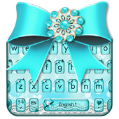 Blue Bow Keyboard icon