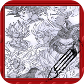 How To Draw Dragon Ball Z Characters Step By Step icon