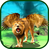 Angry Flying Loin Simulator icon
