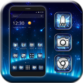 Blue Star Launcher Theme icon