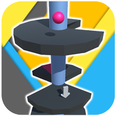 Helix Jump : Jumping Games - Bouncing balls Game أيقونة