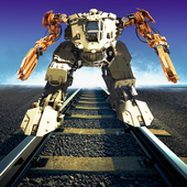 Battle Robot Train Adventures Game: Railroad Rush icon