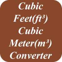 Cubic Feet Cubic Meter Converter on 9Apps