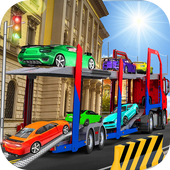 Car Transporter Cargo Trucker icon