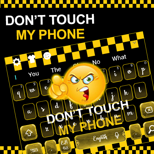 Don't Touch My Phone Keyboard Theme icon