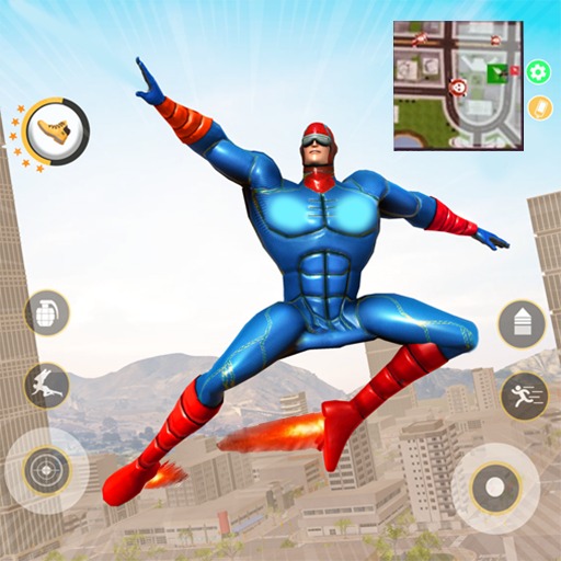 Spider iron Rope Man hero – Crime City Simulator icon