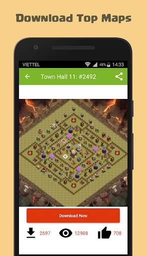 Maps of Clash of Clans screenshot 1