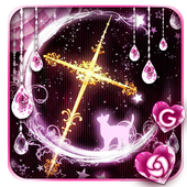 Galaxy Rose Moon Themes 3D Wallpapers icon