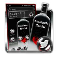 Black Bottle Launcher Theme on 9Apps