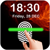 Отпечаток Пальца Блокировка иконка