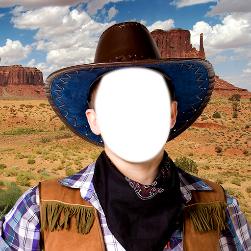Cowboy Photo Montage icon