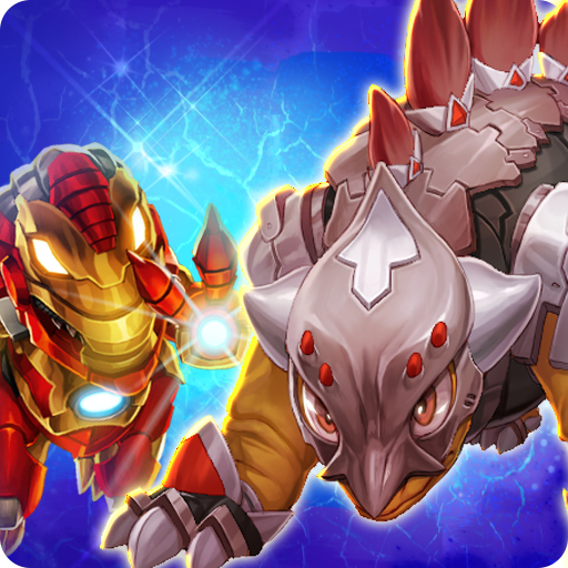 Dino War Stego VS Iron T-Rex icon
