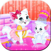 Kitty Cat Furry Makeover - Kitty Pet Love Care icon