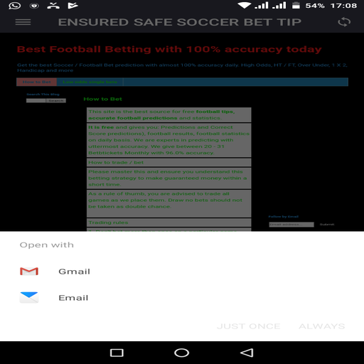 ENSURED SAFE SOCCER BET TIPS icon