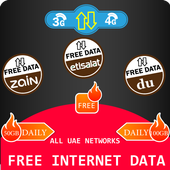 Daily Free 40 GB Data free data All  Packages UAE icon