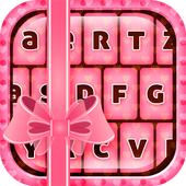Pink Bow Emoji Keyboard icon