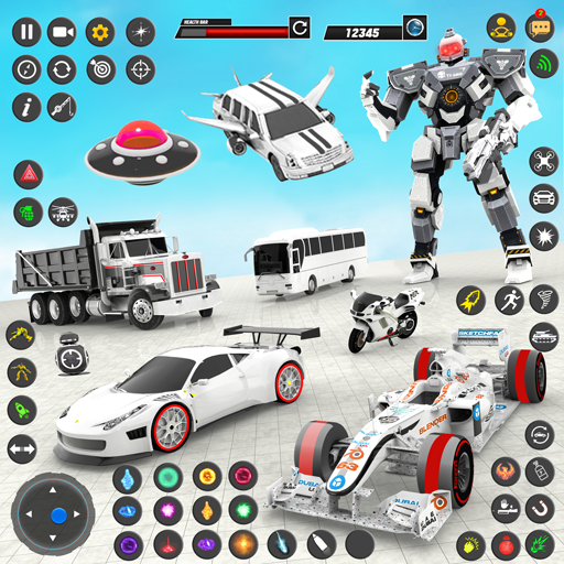 Robot formula: jet robot games icon