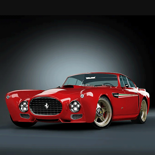 Classic master super car icon