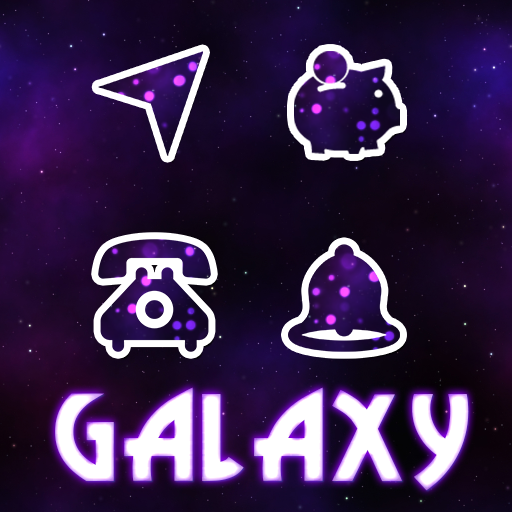 Free Galaxy Theme Icon Pack for Launchers icon