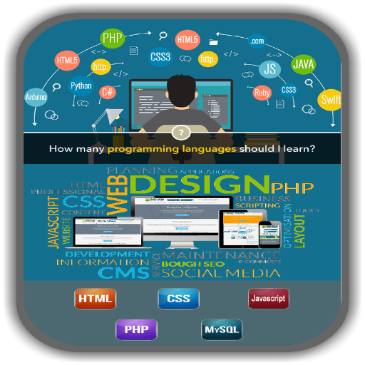 PHP MySQL JavaScript CSS &amp; HTML5 - All in One icon