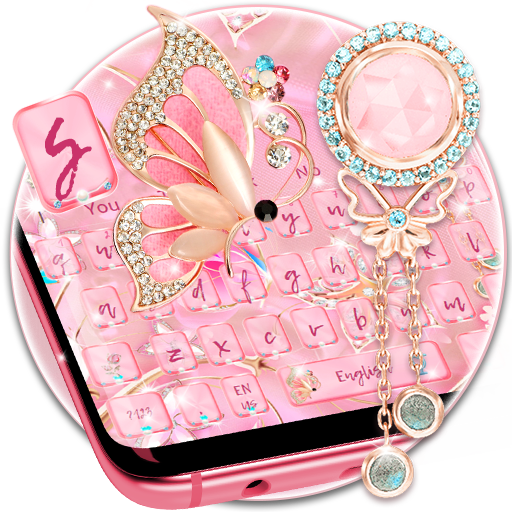 Rose Gold Keyboard Butterfly icon