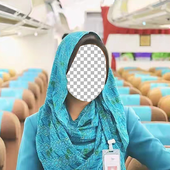 ikon Pramugari Berhijab - Photo Suit/Montage Editor