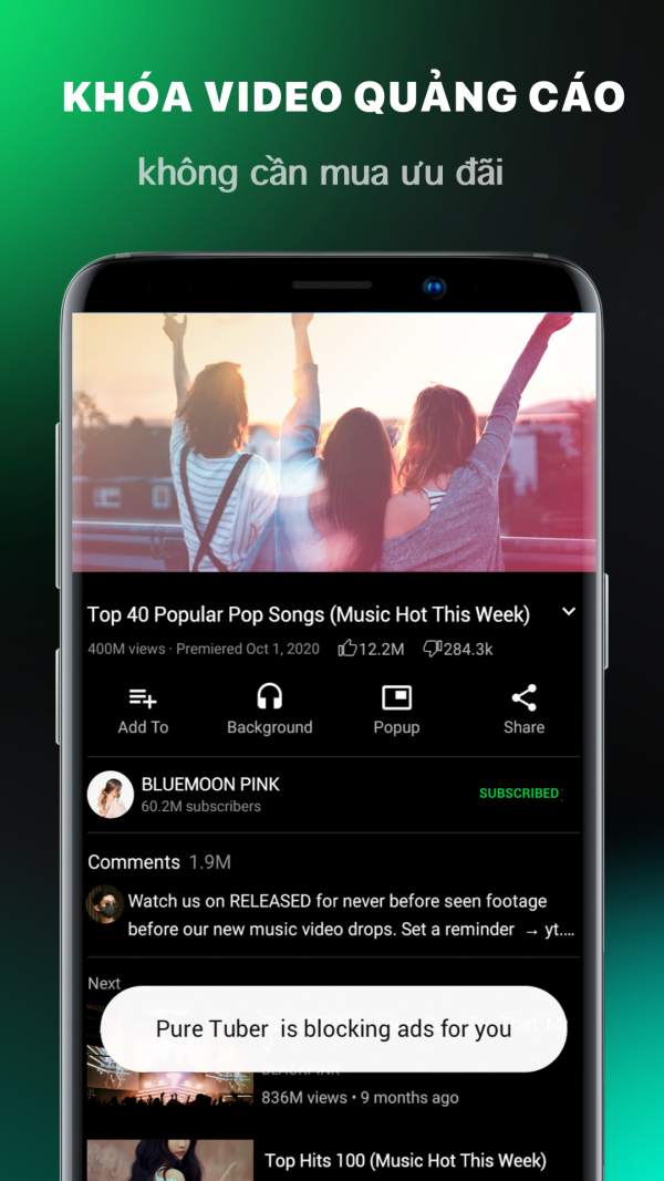 Pure Tuber - Block Ads for Video, Free Premium screenshot 2