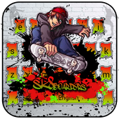 ikon Skate Keyboard grafiti