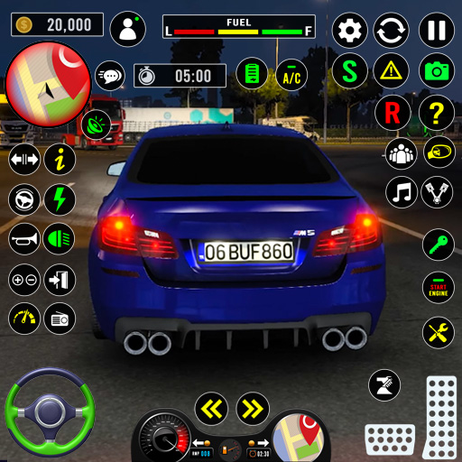 parcheggio per auto d'epoca icon