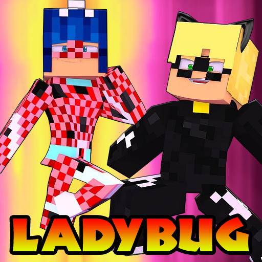 Mod noir ladybug superhero icon