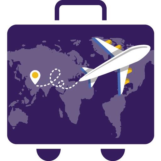 Hotel Flight Booking icon
