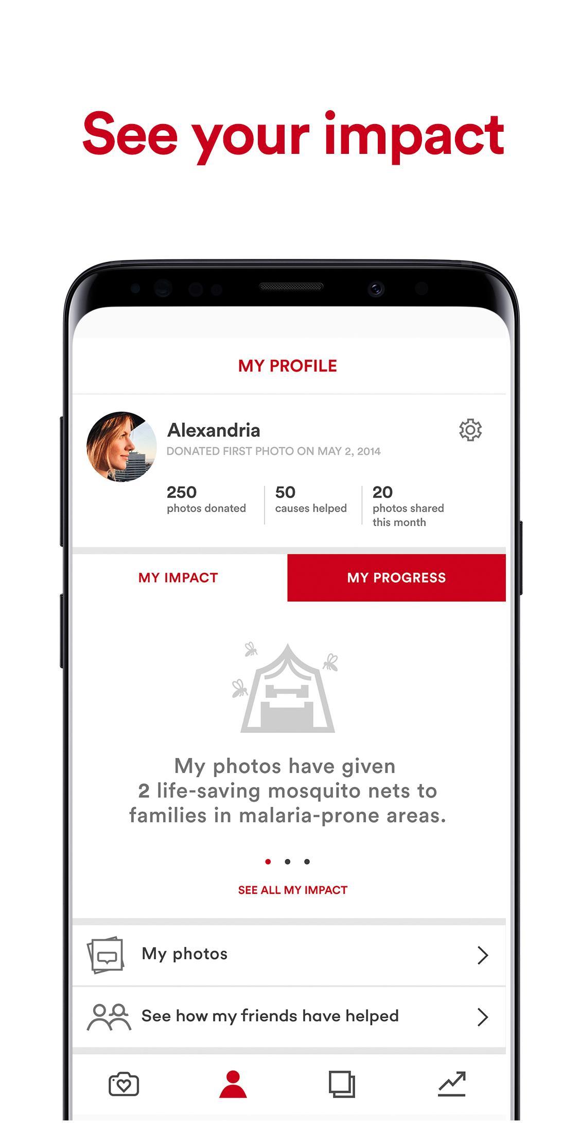 Donate a Photo - a charity app for giving screenshot 5