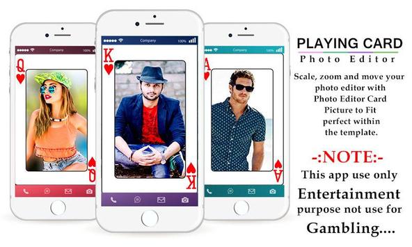 Playing Card Photo Editor स्क्रीनशॉट 2