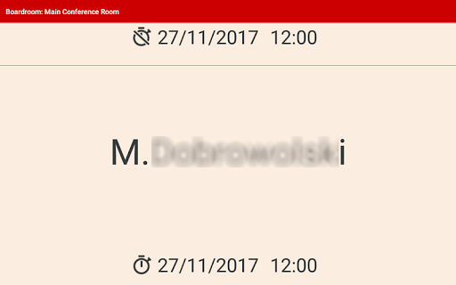 Confotable - Conference Door Tablet iCalendar screenshot 8
