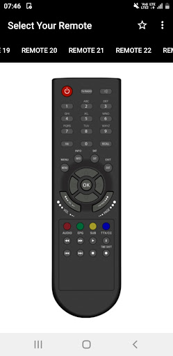 DD FreeDish Remote Control 4 تصوير الشاشة