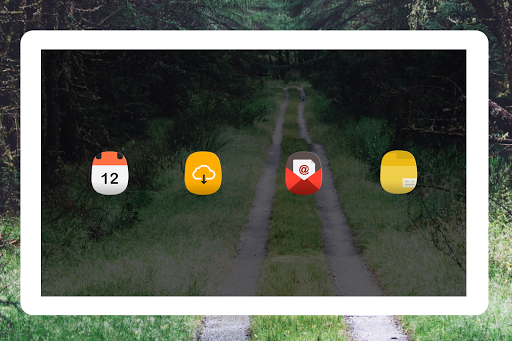 Oval - Icon Pack 5 تصوير الشاشة