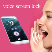 voice phone screen lock icon