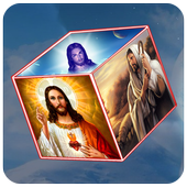 Jesus 3D Cube Live Wallpaper icon