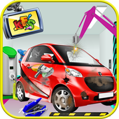 Electric Car Mechanic Garage Repair Workshop icon