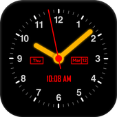 सुपर नाइट वॉच: अलार्म घड़ी और घड़ी वॉलपेपर आइकन