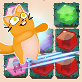 gem cat : jewel adventure icon